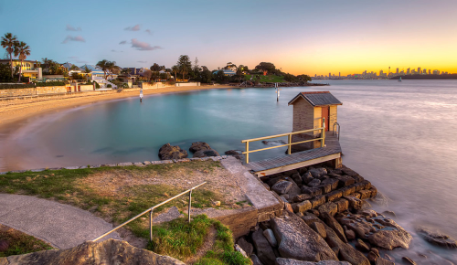 A view of Camp Cove at Watson Bay, Sydney, Australia